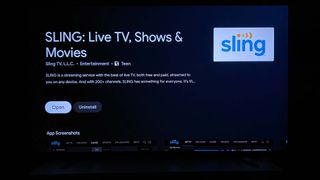 Sony TV 앱 설치 및 제거 방법
