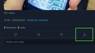 Twitter에서 비디오를 다운로드하는 방법 — Twitter 앱 화살표