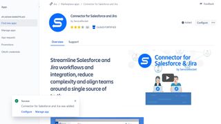 Jira에 Salesforce-Jira 커넥터 플러그인 추가