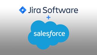 Salesforce 및 Jira 로고