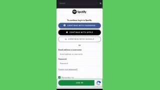 Spotify 재생 목록을 Apple Music으로 전송하는 방법 — Spotify에 로그인