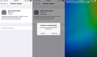 iOS 9.1 베타 문제 해결