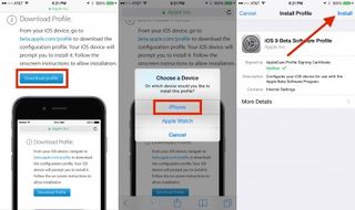 iOS 9.1 베타 소프트웨어 프로필 다운로드