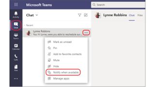 Microsoft Teams 상태 알림