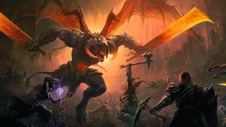 Diablo Immortal의 악마가 파티를 공격합니다.