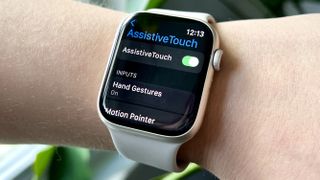 Apple Watch 7 AssistiveTouch 설정 메뉴