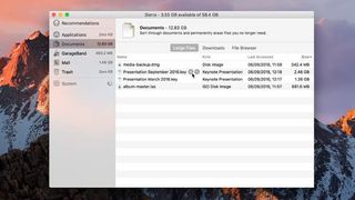 macOS Sierra에서 스토리지를 관리하는 방법