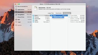 macOS Sierra에서 스토리지를 관리하는 방법