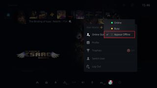 PS5에서 오프라인으로 표시하는 방법 - 오프라인으로 표시