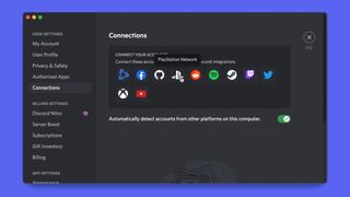 Discord PlayStation 통합