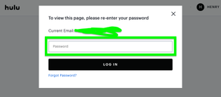 Hulu를 취소하는 방법 — 비밀번호를 입력하세요