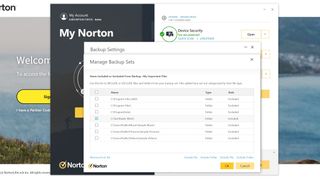 Norton Cloud Backup 사용 방법: 구성 매개변수 - 백업 대상