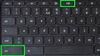Chromebook에서 스크린샷을 찍는 방법 — Ctrl 키와 Windows 키 표시 누르기