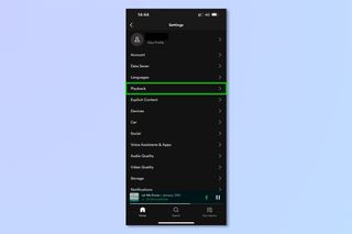 iOS 및 Android에서 Spotify 이퀄라이저를 사용하는 데 필요한 단계를 보여주는 스크린샷