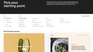 Squarespace의 웹사이트 빌더 템플릿 라이브러리
