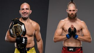 UFC 파이터 Glover Teixeira와 Jiri Prochazka의 합성 이미지