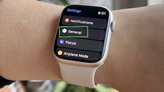 Apple Watch 일반 메뉴 사용 방법