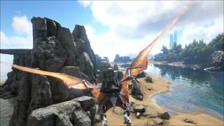 Ark: Survival Evolved 치트: 플레이어가 테러돈을 탄다