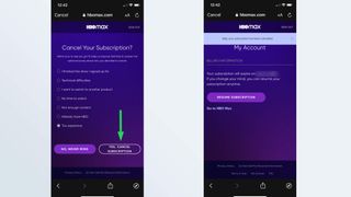 모바일에서 HBO Max를 취소하는 방법: 7단계 및 8단계