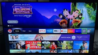 Fire TV 홈 화면 앱 설정