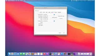 라우터 IP가 표시된 macOS