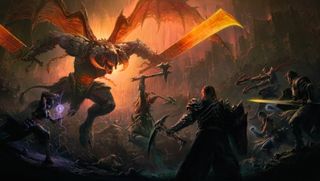 Diablo Immortal gems: Diablo Immortal Barbarian: 바바리안과 그의 동료들이 악마를 공격합니다.