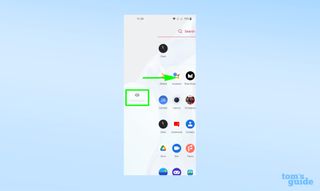 Android에서 앱을 숨기는 방법 - OnePlus 눈 아이콘
