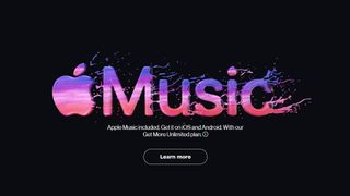 Verizon에서 무료로 사용할 수 있는 Apple Music 로고