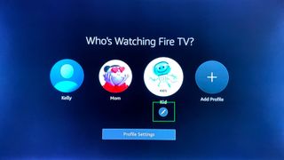 Fire TV 프로필을 추가하는 방법 - 프로필을 편집하여 삭제