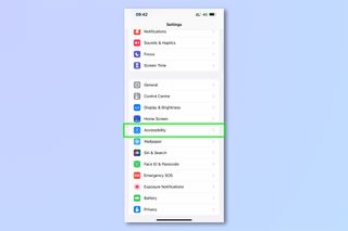 iPhone에서 Guided Access를 설정하는 데 필요한 단계를 보여주는 스크린샷