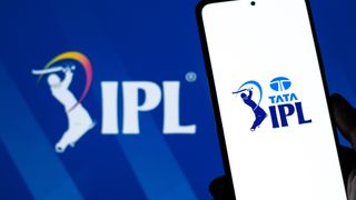 스마트폰의 인도 프리미어 리그 IPL 로고