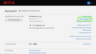 Netflix 비밀번호 데스크탑을 변경하는 방법