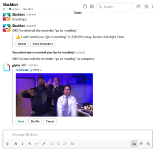 Slack 팁과 요령: Slackbot