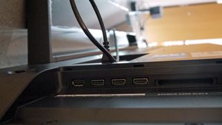 뒷면에 있는 HDMI 포트도 ​​약간의 주의가 필요할 수 있습니다(이미지 제공: TechRadar).