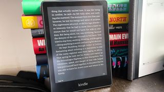 다크 모드의 Kindle Paperwhite 2021