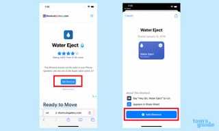 iPhone에서 물을 추출하는 방법: Water Eject 바로가기 다운로드