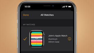 Apple Watch 페어링 해제