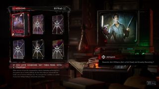 Evil Dead: The Game 캐릭터 - 미션 화면 UI