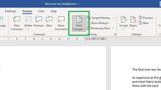 Word에서 변경 내용을 추적하는 방법: 변경 내용 추적을 켜고 끕니다. 2단계: 변경 내용 추적이 활성화되어 있는지 확인하거나 단계를 반복하여 해제합니다.