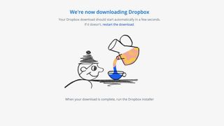 Dropbox의 다운로드 페이지