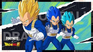 Dragon Ball Super Fortnite 이벤트의 Vegeta 스킨