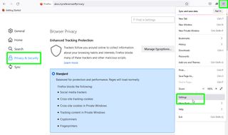 팝업 차단기를 비활성화하는 방법 - Firefox 설정