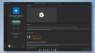 HEIF Image Extensions 앱의 Microsoft Store 앱