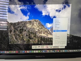 macOS Big Sur의 스크린샷 옵션