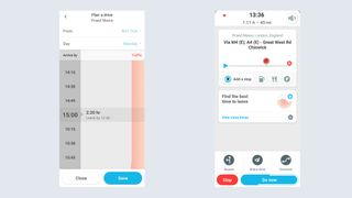 Waze 계획 드라이브 스크린샷