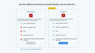 Adobe Acrobat DC Standard와 Pro 비교