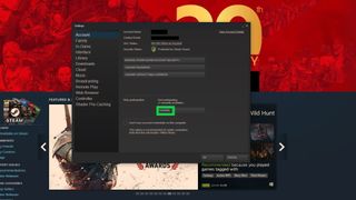 Steam 클라이언트 베타 가이드 - 옵트인할 수 있는 창이 열립니다.