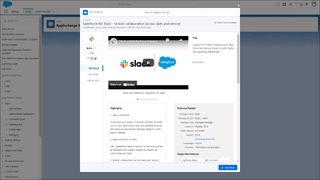 Salesforce 앱 교환 창