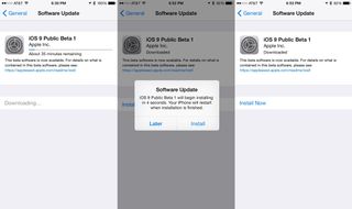 iOS 9.1 베타 설치