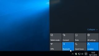 Windows 화면에서 Bluetooth 켜기